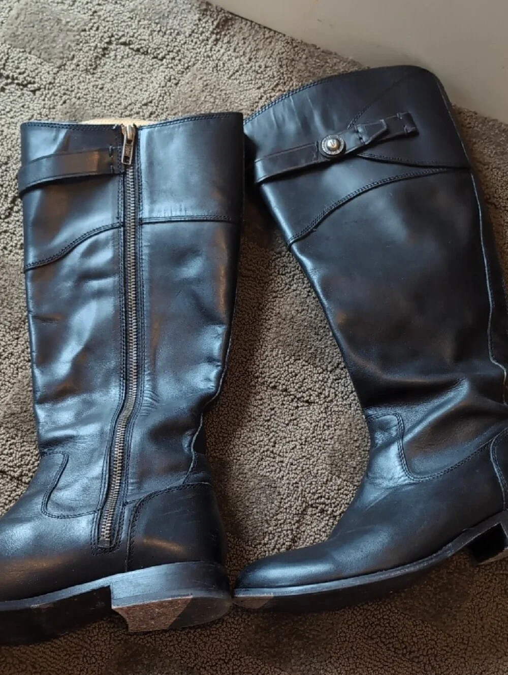 Frye Women's Black Leather Boots